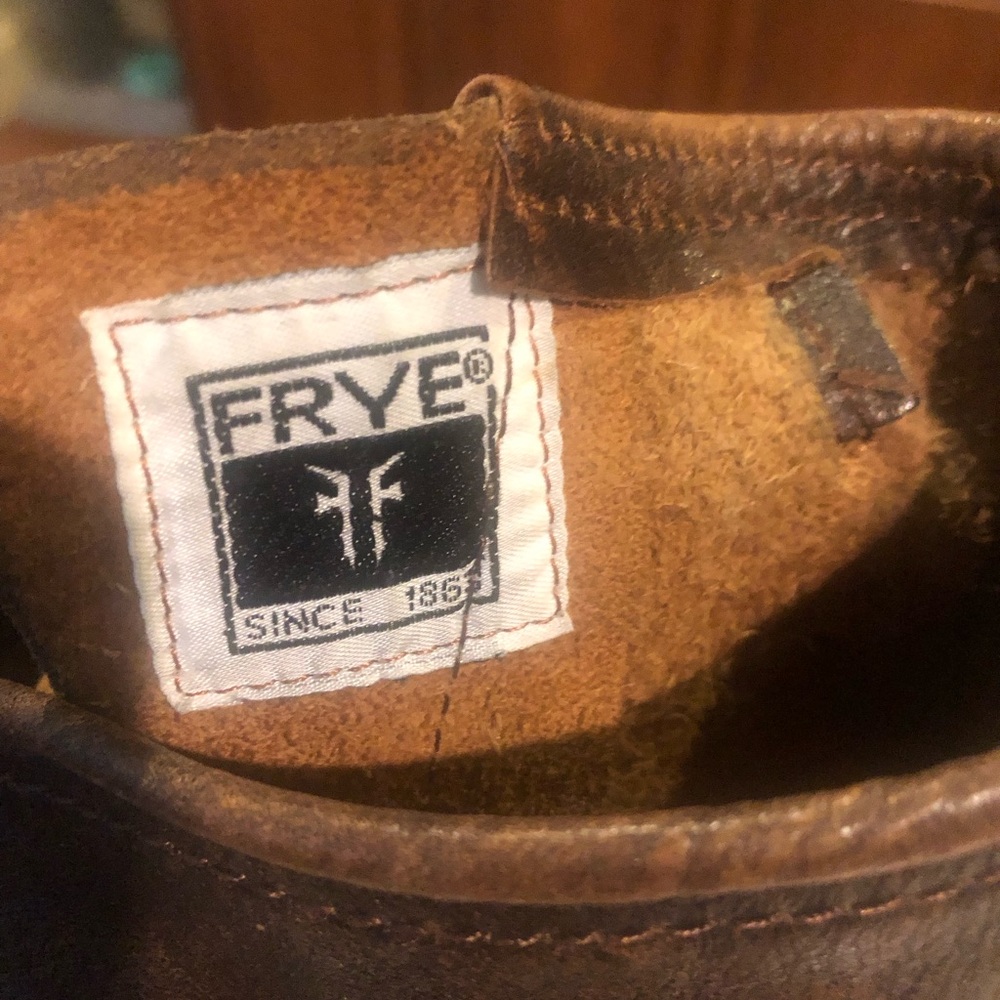 Frye Dark Brown Leather Boots - Picture 7 of 7